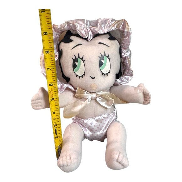 Betty Boop Baby Doll Pink Satin Polka Dot Outfit Collectible Plush Vintage Toy R - Picture 6 of 10